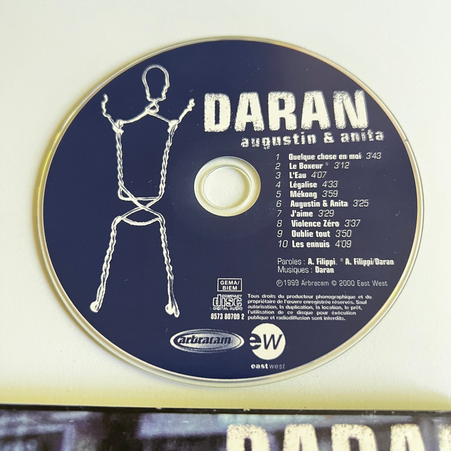CD - Daran - Augustin & Anita - 2000