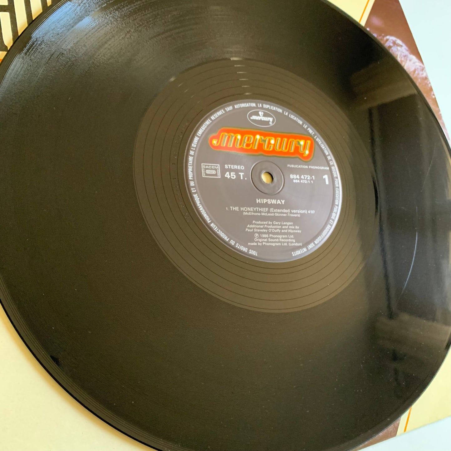 Hipsway - The Honeythief - Single 1986