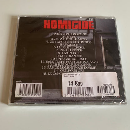 Homicide - Hors la Loi - 2009 Neuf sous Blister