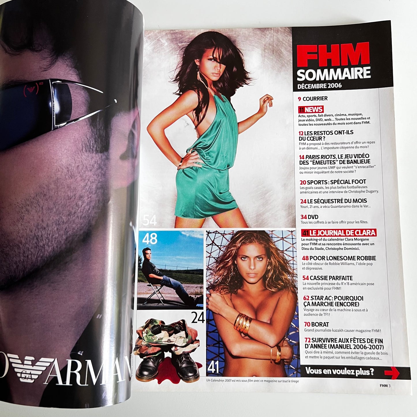 Magazine FHM - Cassie - Nº89 Décembre 2006
