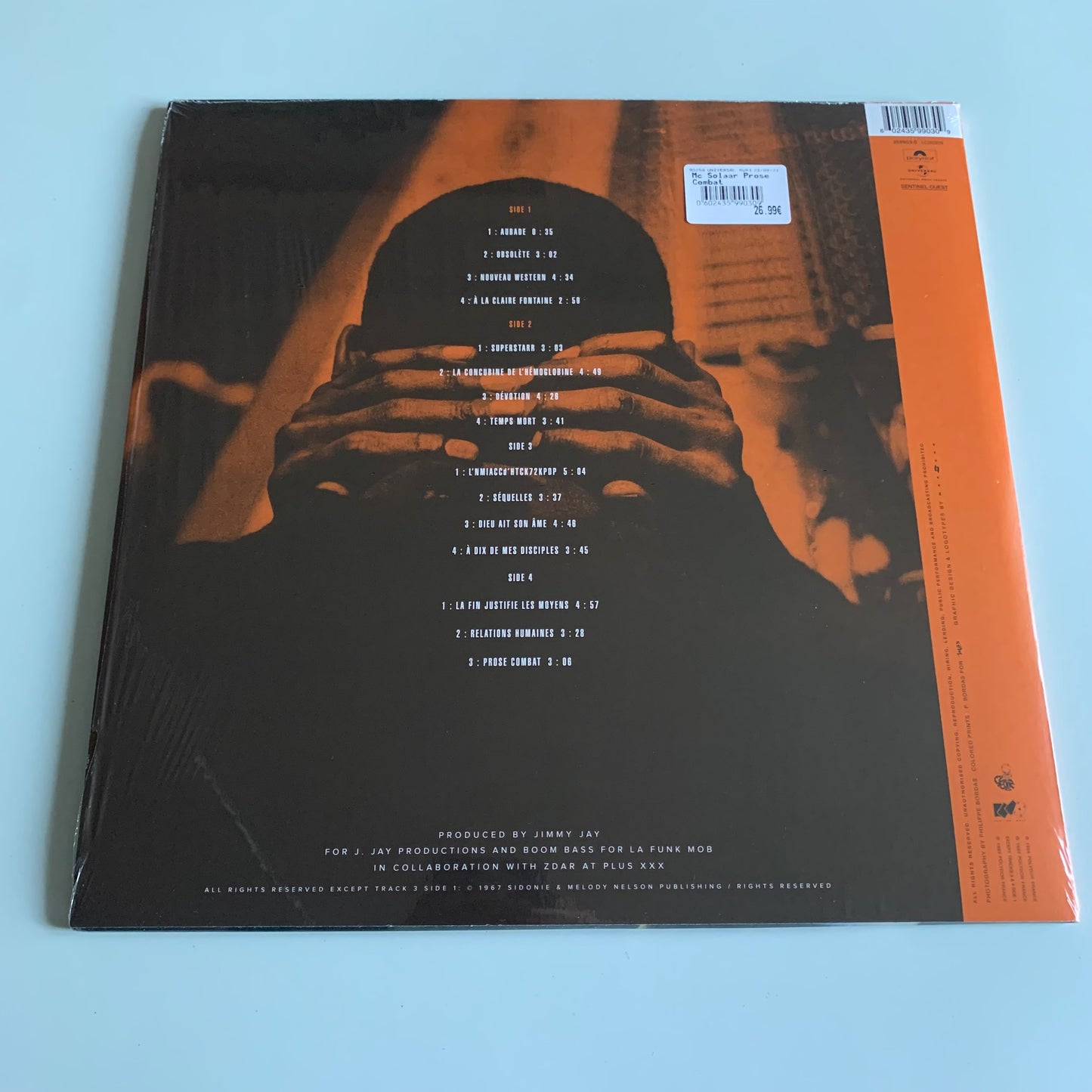 MC Solaar - Prose Combat - Double LP 2021 - Occasion