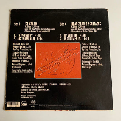 Raekwon - Ice Cream / Incarcerated Scarfaces - Single 1995✨