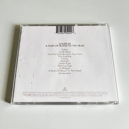 CD - Coldplay - A Rush Of Blood To The Head - 2002