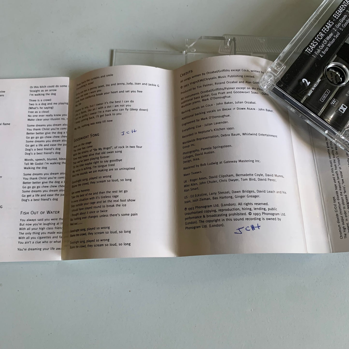 Tears For Fears - Elemental - 1993 Occasion