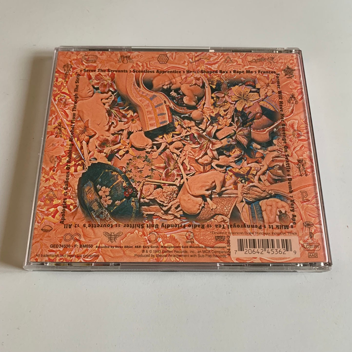 CD - Nirvana - In Utero - 1993