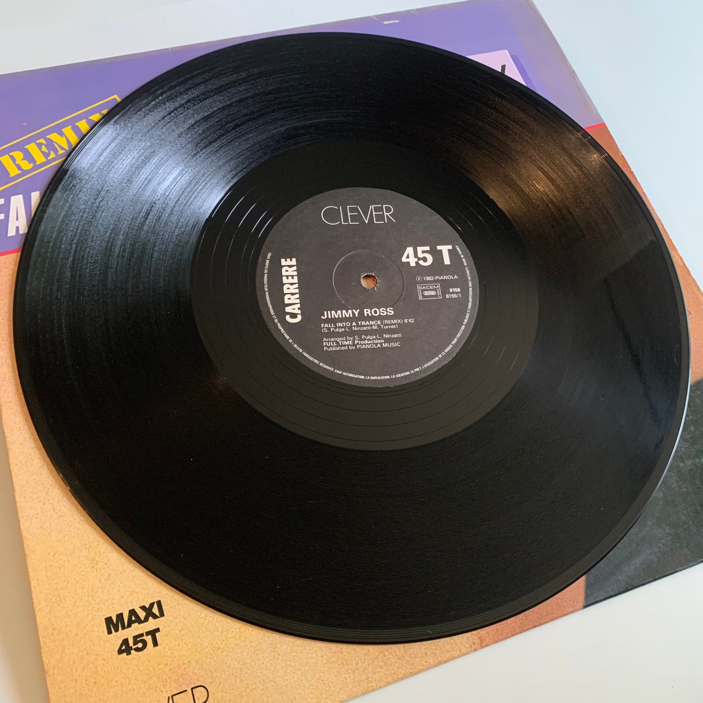 Jimmy Ross - Fall Into A Trance Remix - Maxi 45t. 1982 Occasion