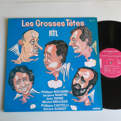 Les Grosses Têtes - Les Grosses Têtes De RTL Vol. 2 - 33 tours 1982 Occasion