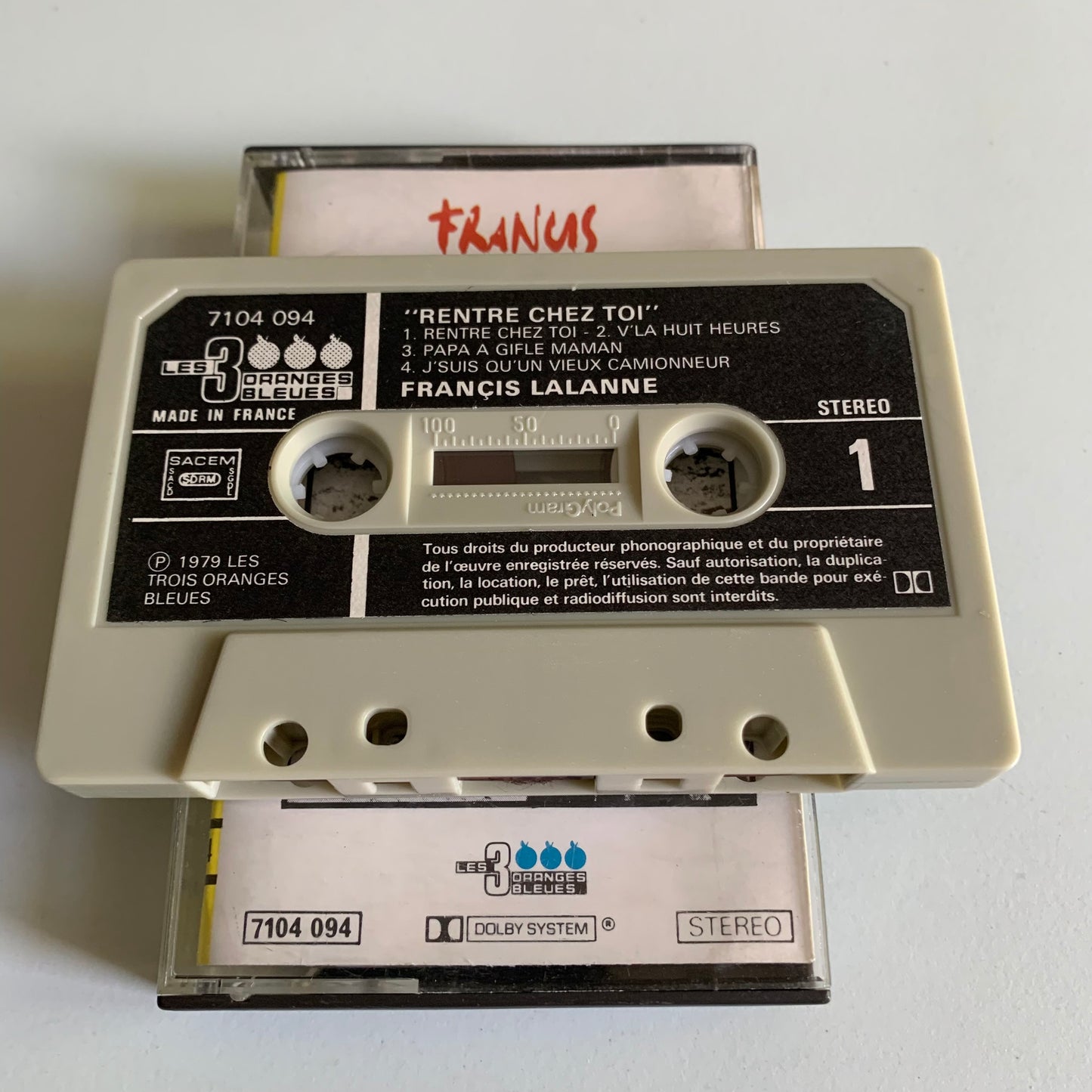 Francis Lalanne - Rentre Chez Toi - 1979 Occasion