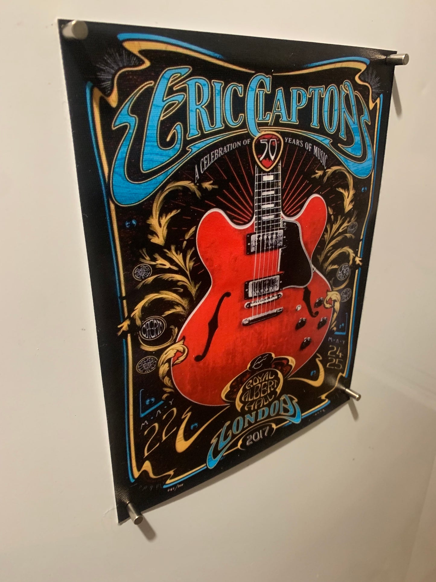 Affiche Poster en Toile - Eric Claptin London 2017 - 25/20cm