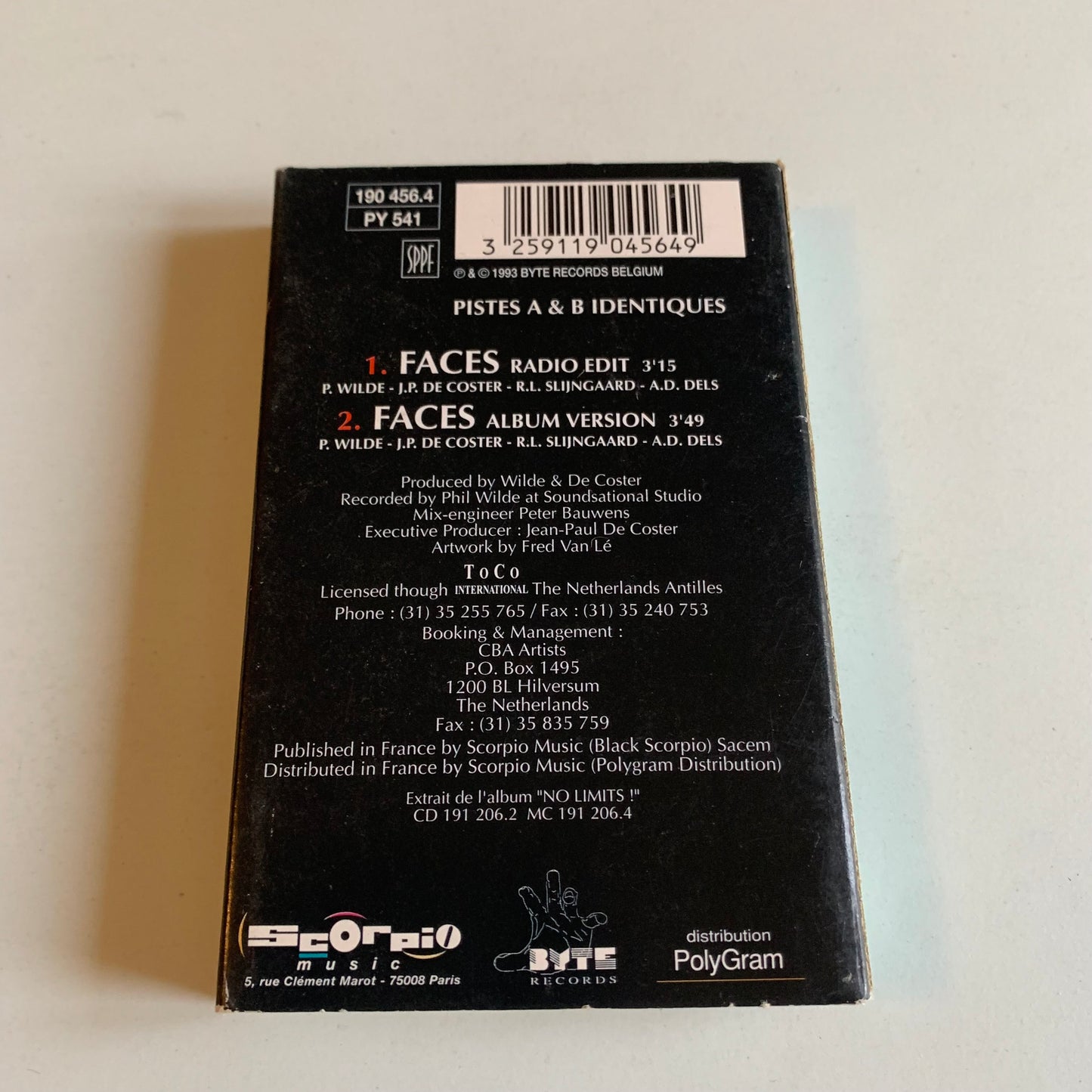 2 Unlimited - Faces - 1993 Occasion