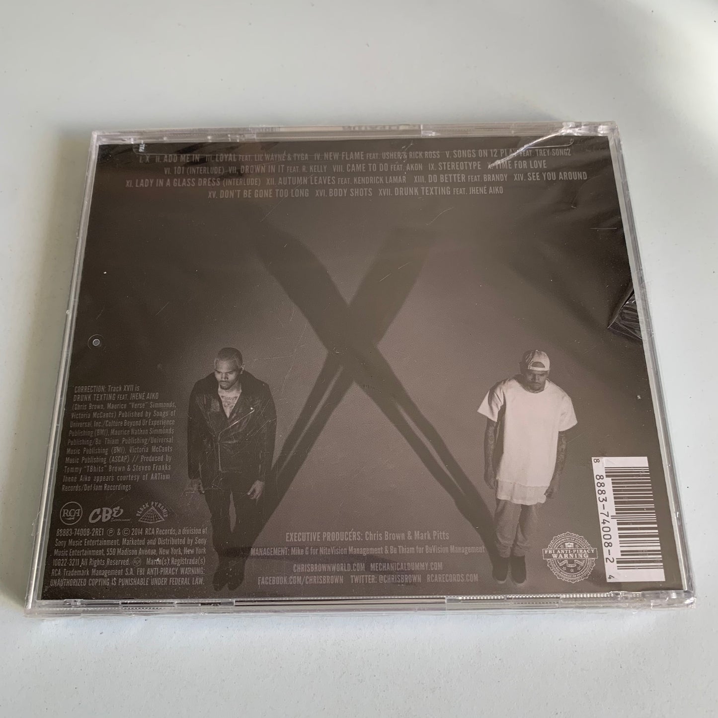 Chris Brown - X - 2014 Occasion