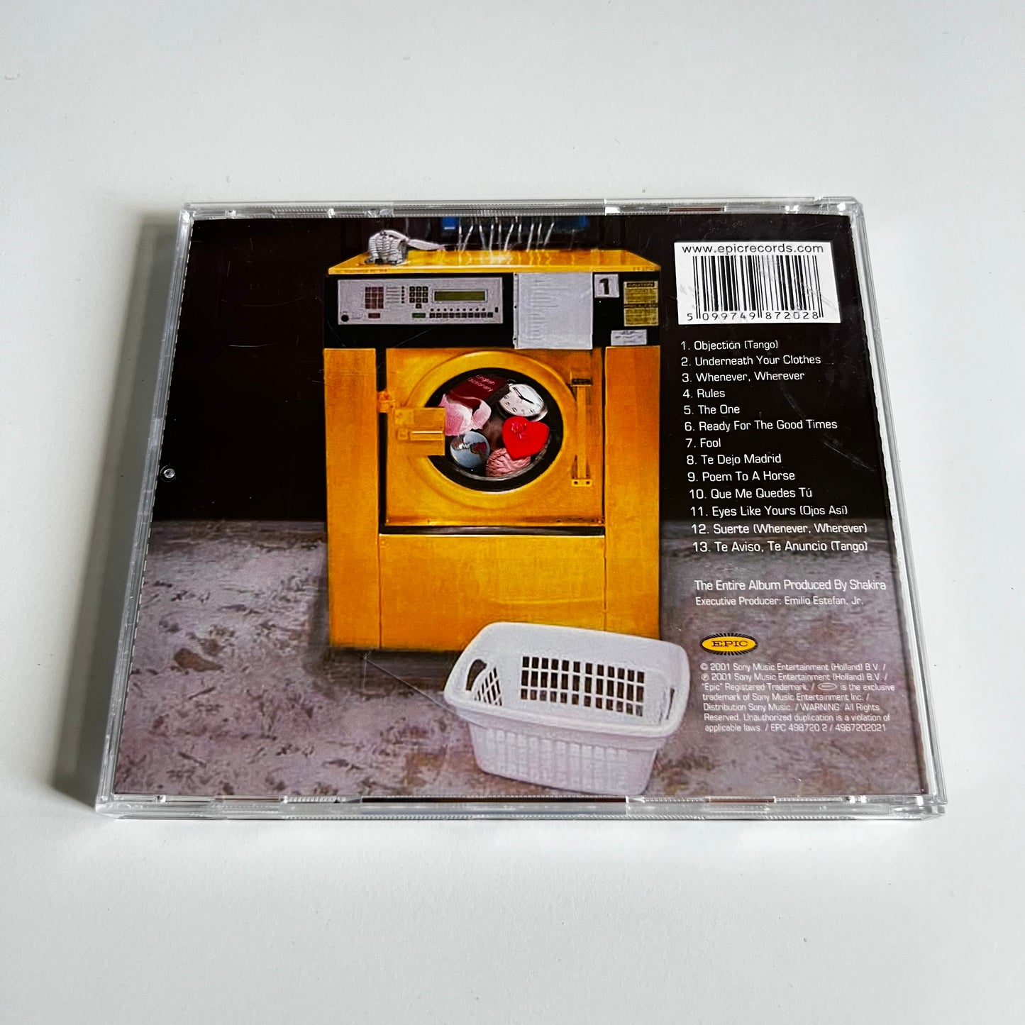 CD - Shakira - Laundry Service - 2001