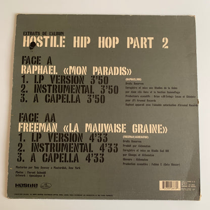 Raphael - Freeman - Mon Paradis / La Mauvaise Graine - 1998 Single Occasion