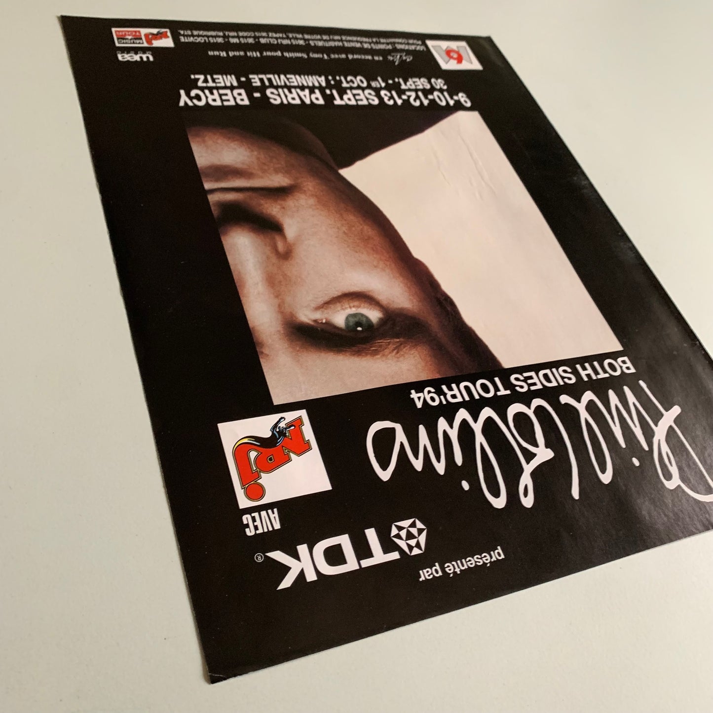 Affiche Originale Phil Collins - Concert Tour’ 1994 - Page de Magazine 30x23cm