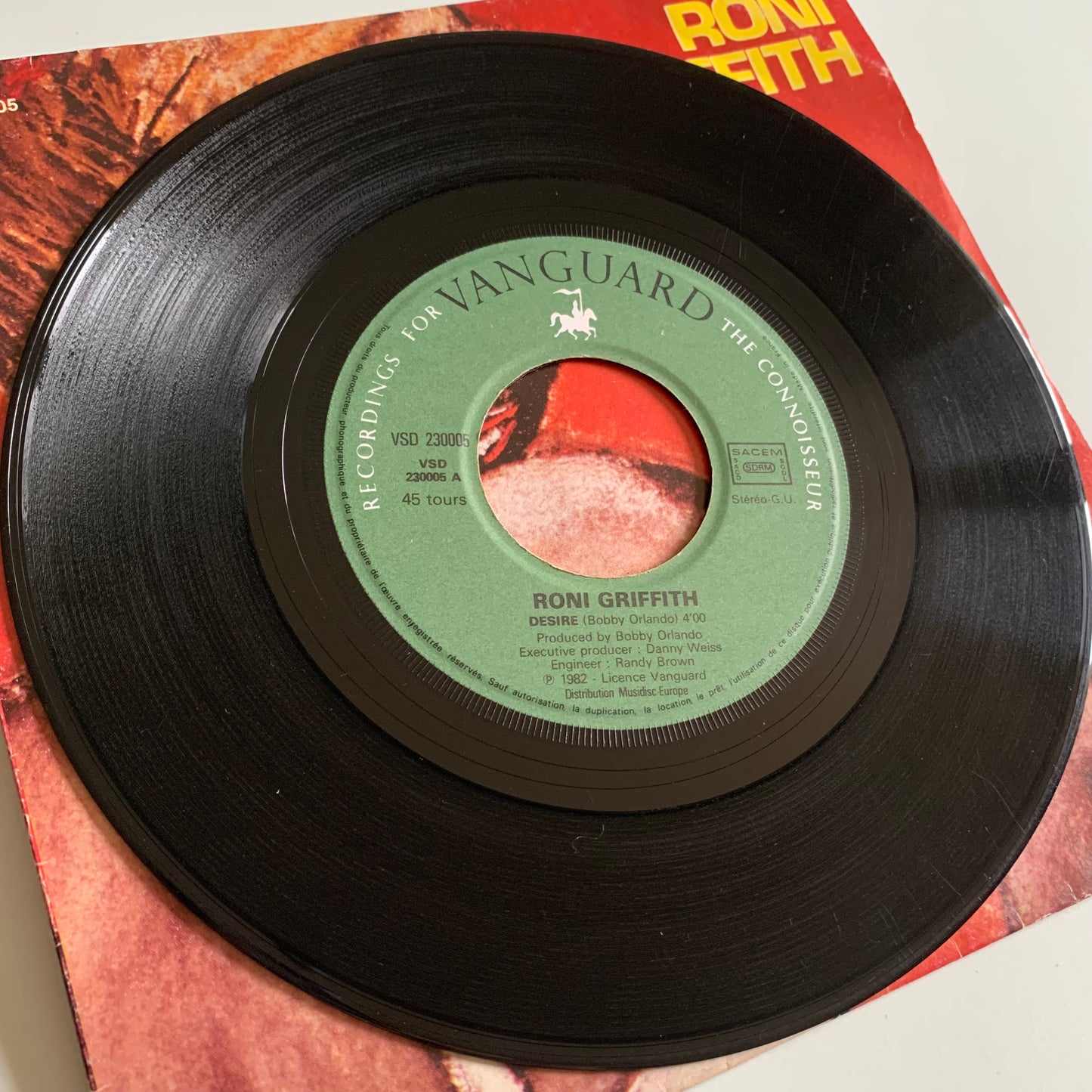 Roni Griffith - Desire - Single 1982