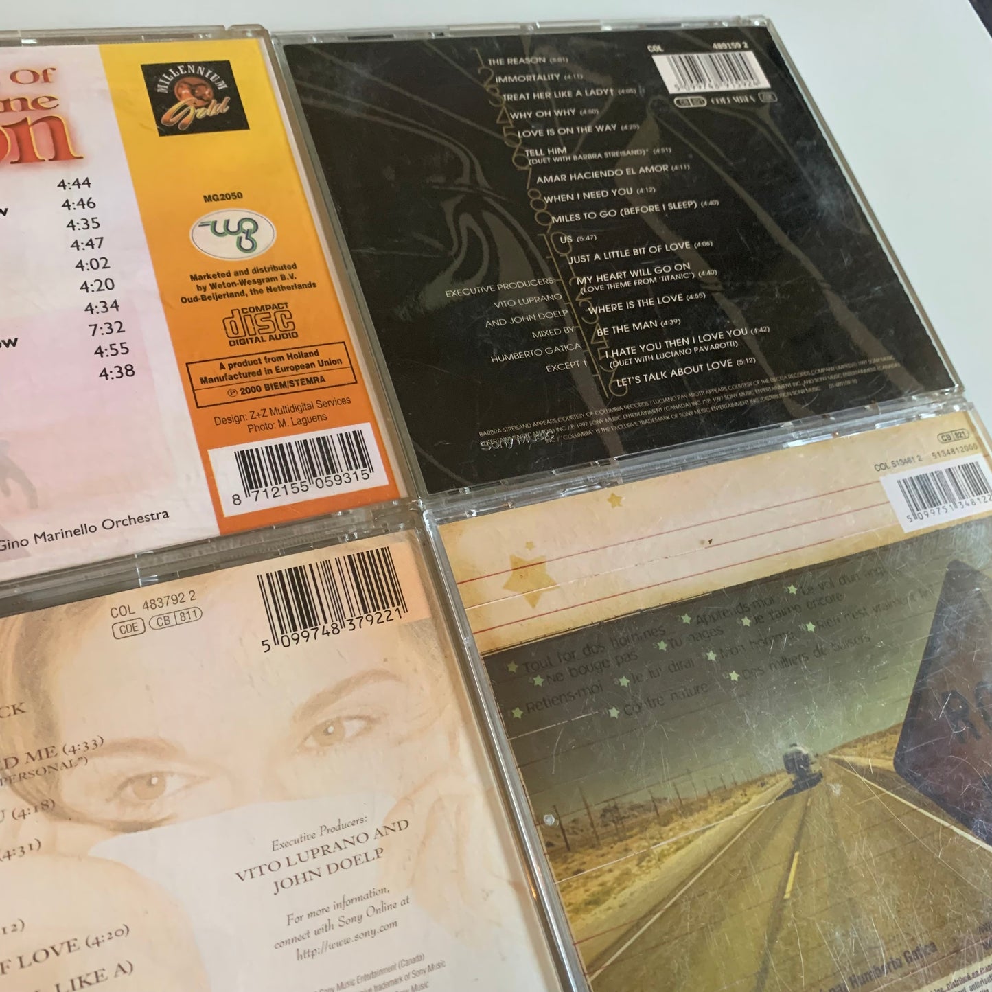 CD - Céline Dion - Lot 8 Album + 1 Maxi Single - Occasion