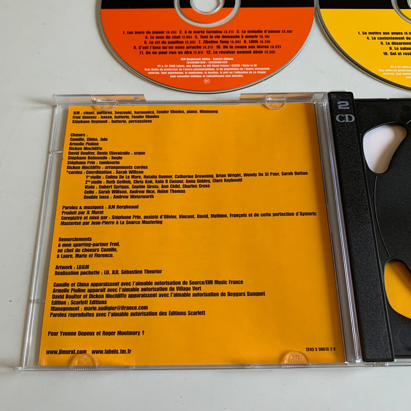 CD - JL Murat - Lilith - 2003 Occasion