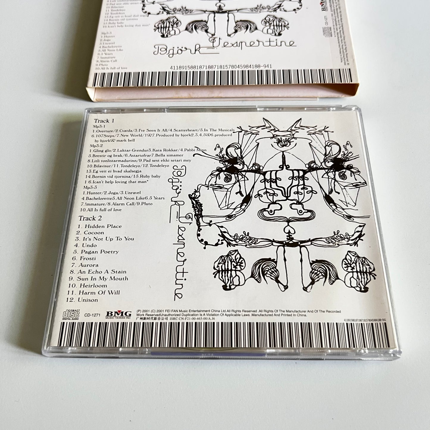 CD - Björk - Vespertine - 2001 China