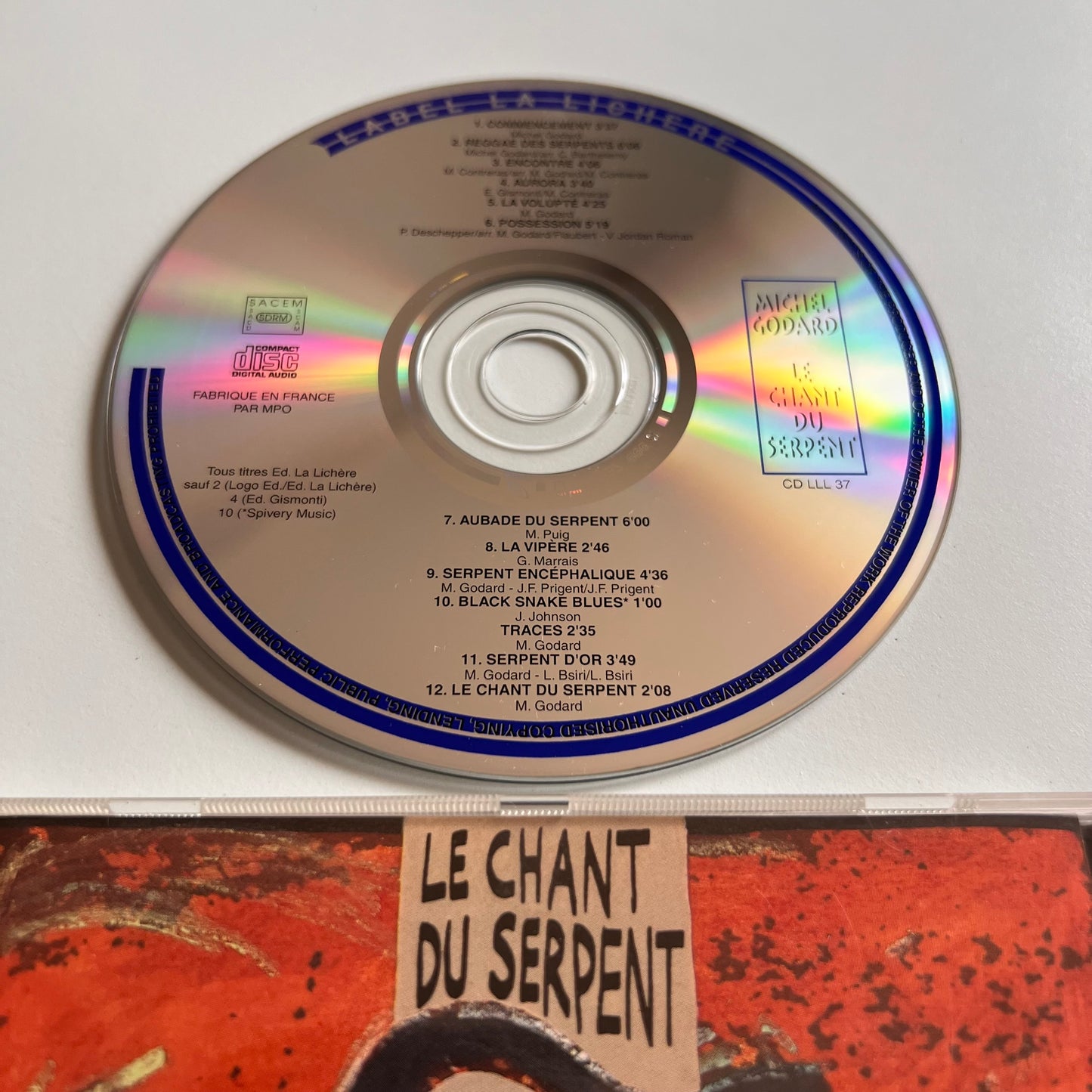 CD - Michel Godard - Le Chant Du Serpent - 1989
