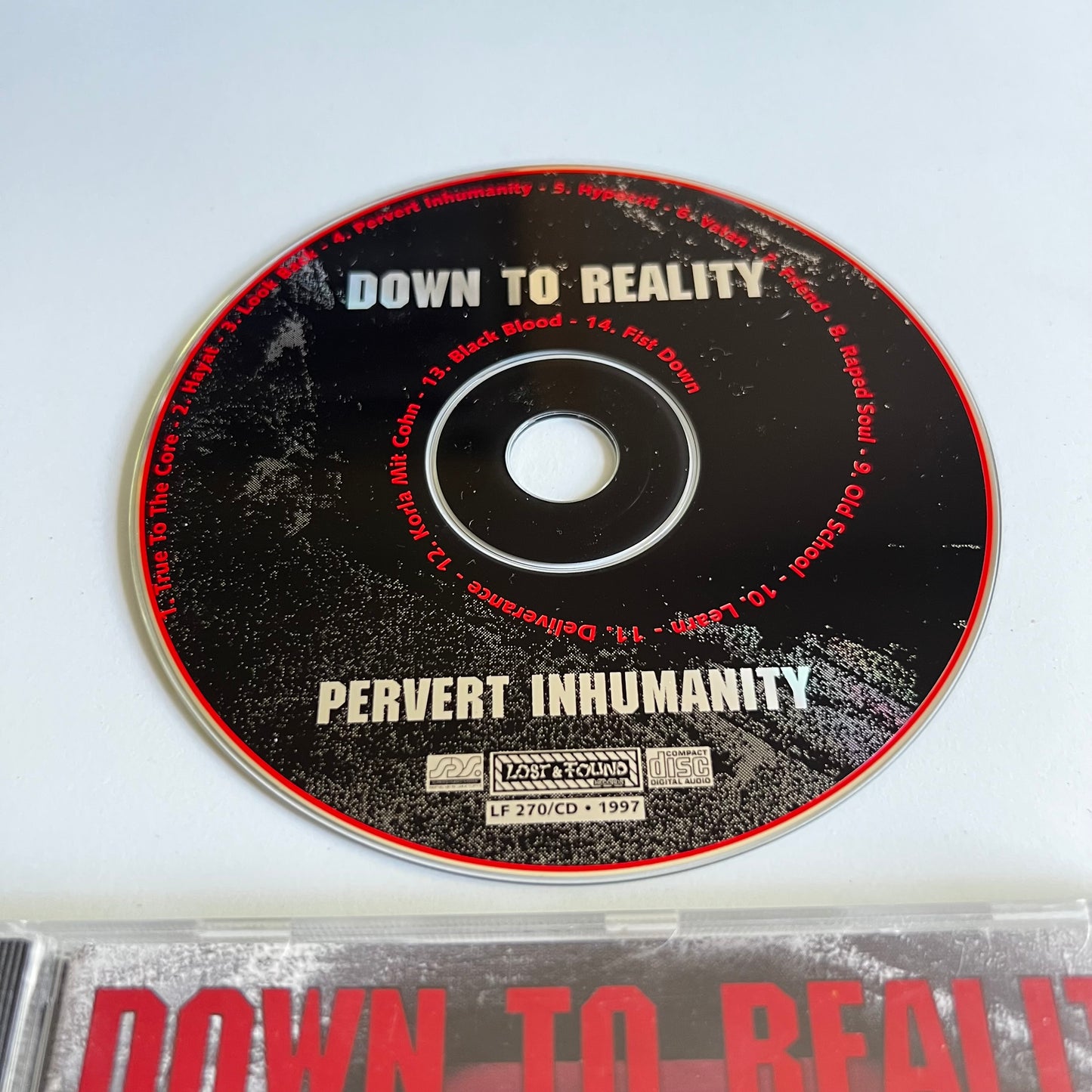 CD - Down To Reality - Pervert Inhumanity - 1997