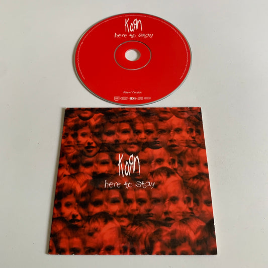 CD - Korn - Here To Stay - Single 2002 Occasion