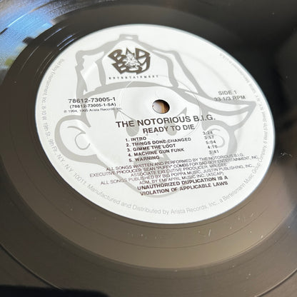The Notorious B.I.G. - Ready To Die - OG Double LP 1995