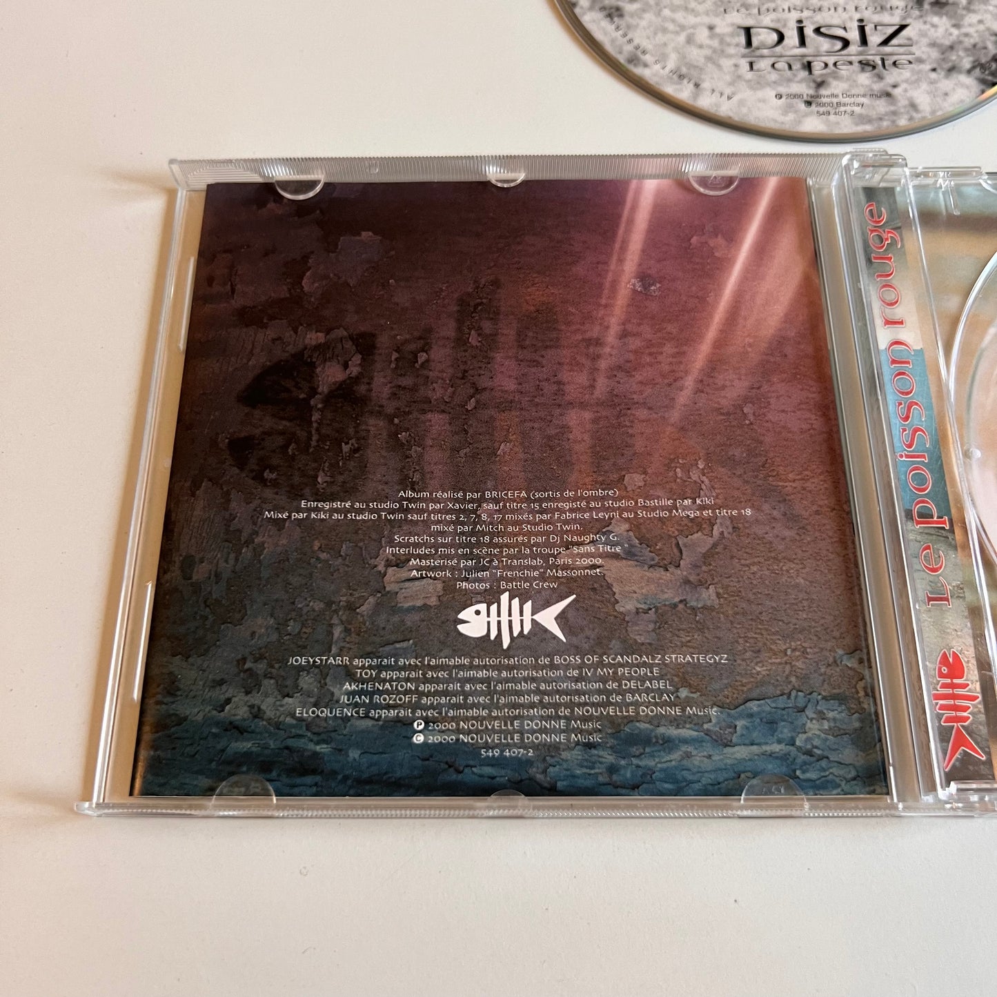 CD - Disiz La Peste - Le Poisson Rouge - 2000