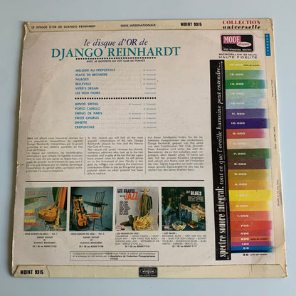Django Reinhardt - Le Disque D'Or De Django Reinhardt - 33 tours 1965 Occasion