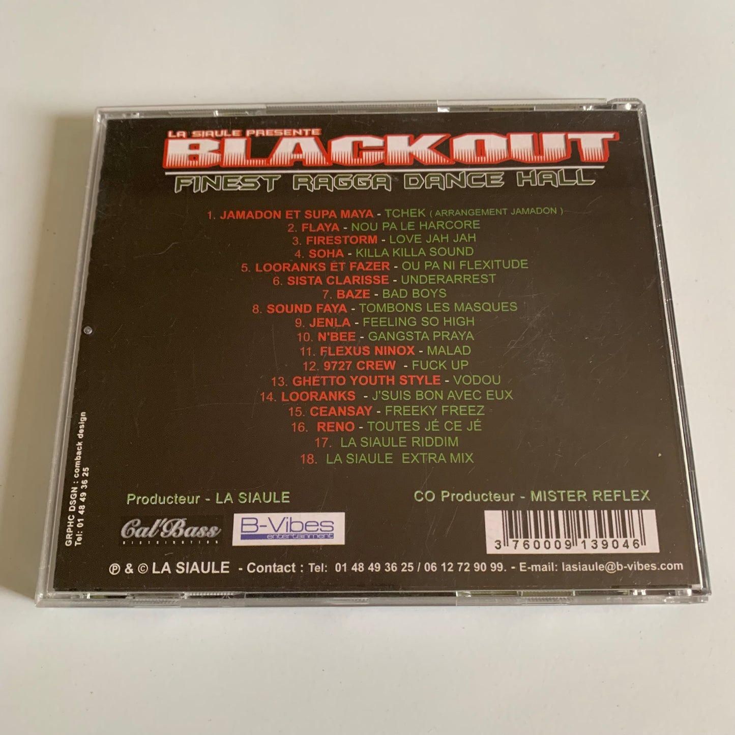 CD - La Siaule - Blackout - Finest Ragga Dance Hall - 2003 Occasion