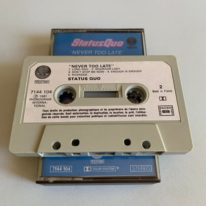 Status Quo - Never Too Late - 1981 Occasion