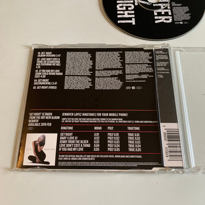 CD - Jennifer Lopez - Get Right - Single 2005 Occasion