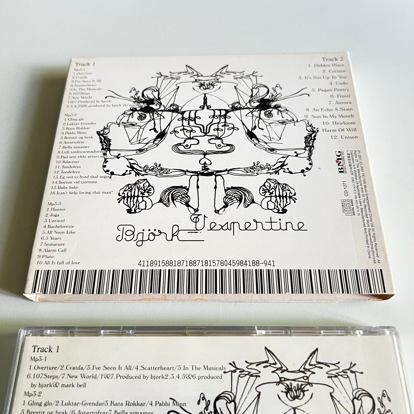 CD - Björk - Vespertine - 2001 China