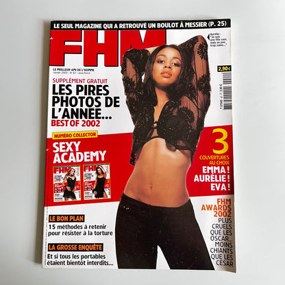 Magazine FHM - Aurelie Star Academy - Nº42 Janvier 2003