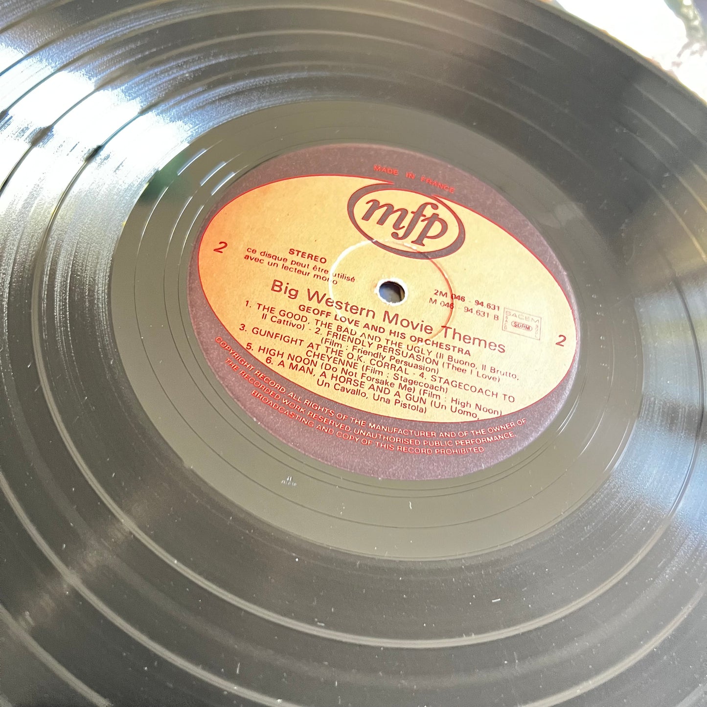 Les Musiques Des Grands Films De Western - LP