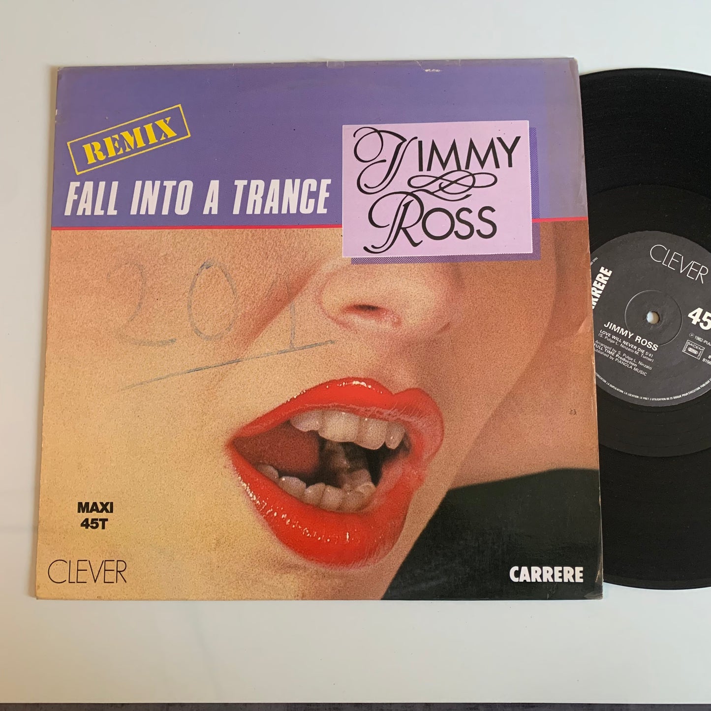 Jimmy Ross - Fall Into A Trance Remix - Maxi 45t. 1982 Occasion
