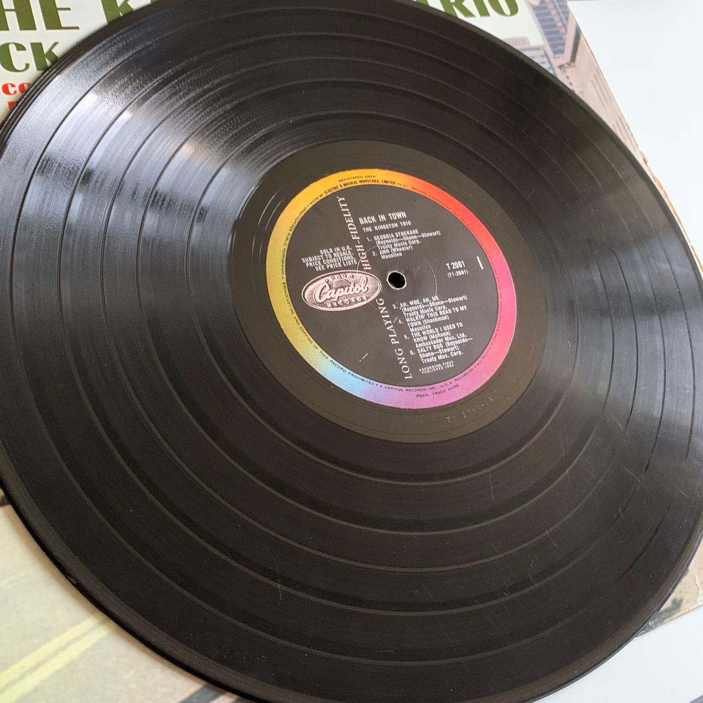 The Kingston Trio - Back In Town - LP 1964 Occasion