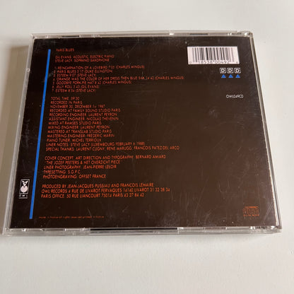 CD - Gil Evans - Steve Lacy - Paris Blues - 1988