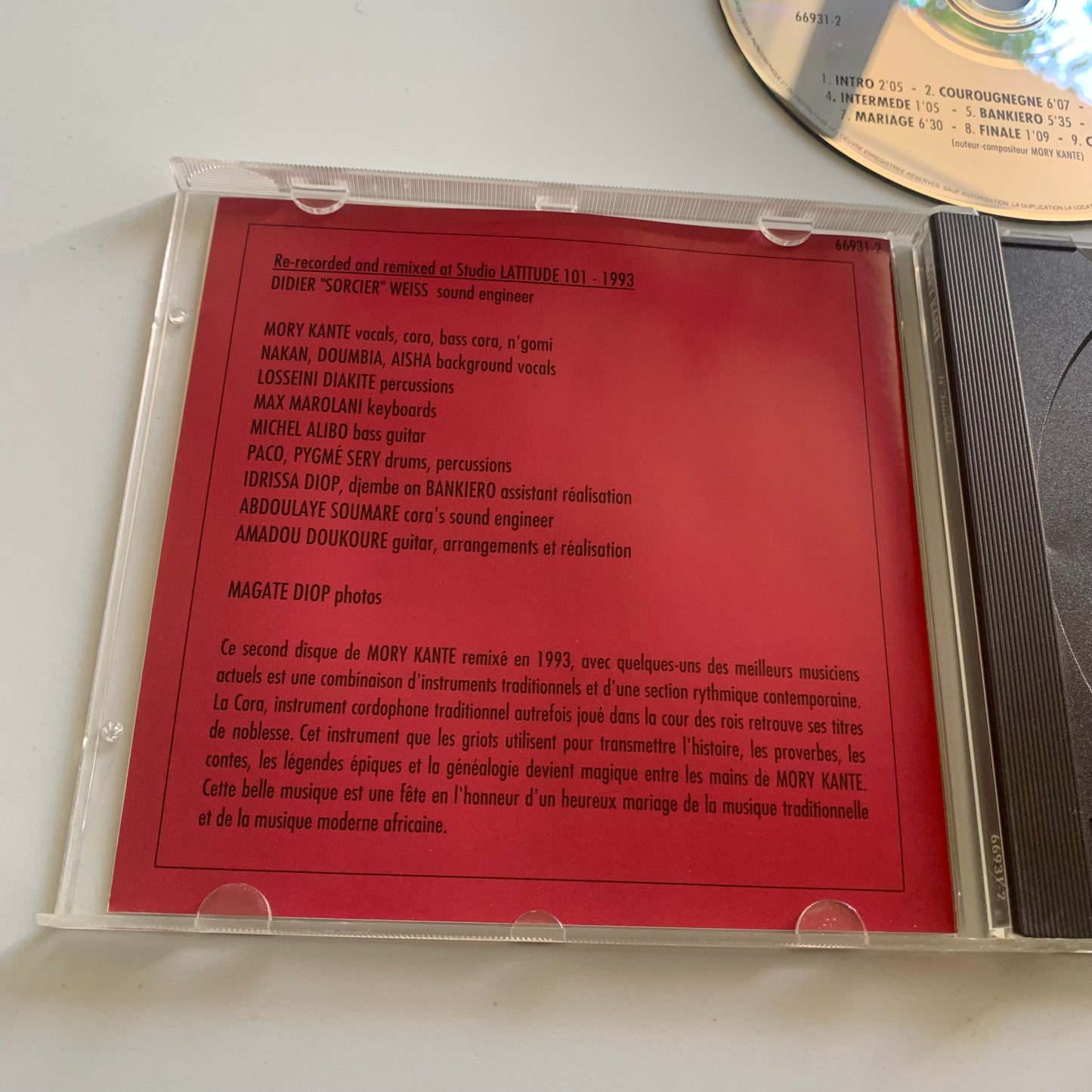 Mory Kante - N'Diarabi - 1993 Occasion