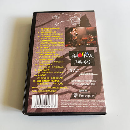Indochine - Tour 88 Peru - Canada - Europe - 1988