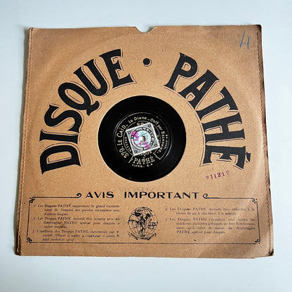 Disque Pathé - Le Caïd - Mignon - 25cm