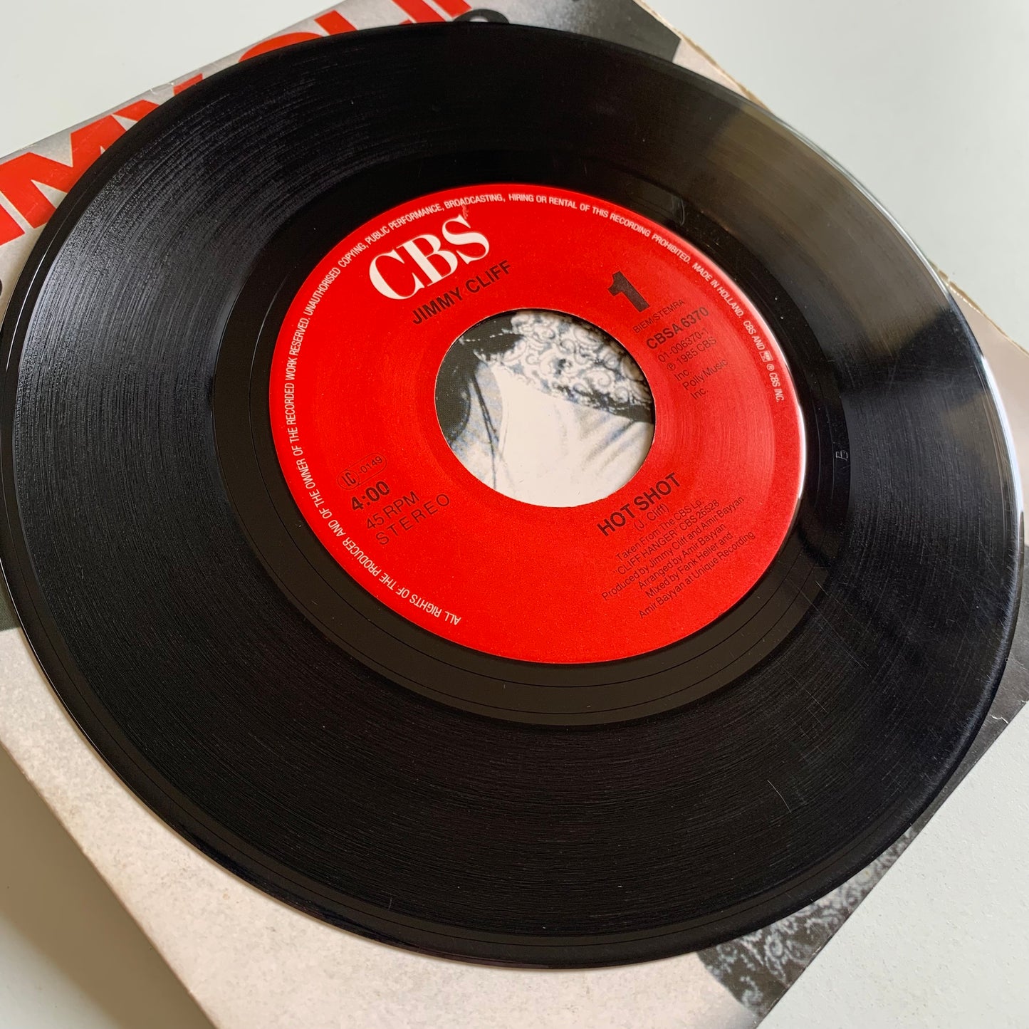 Jimmy Cliff - Hot Shot - 1985 Occasion