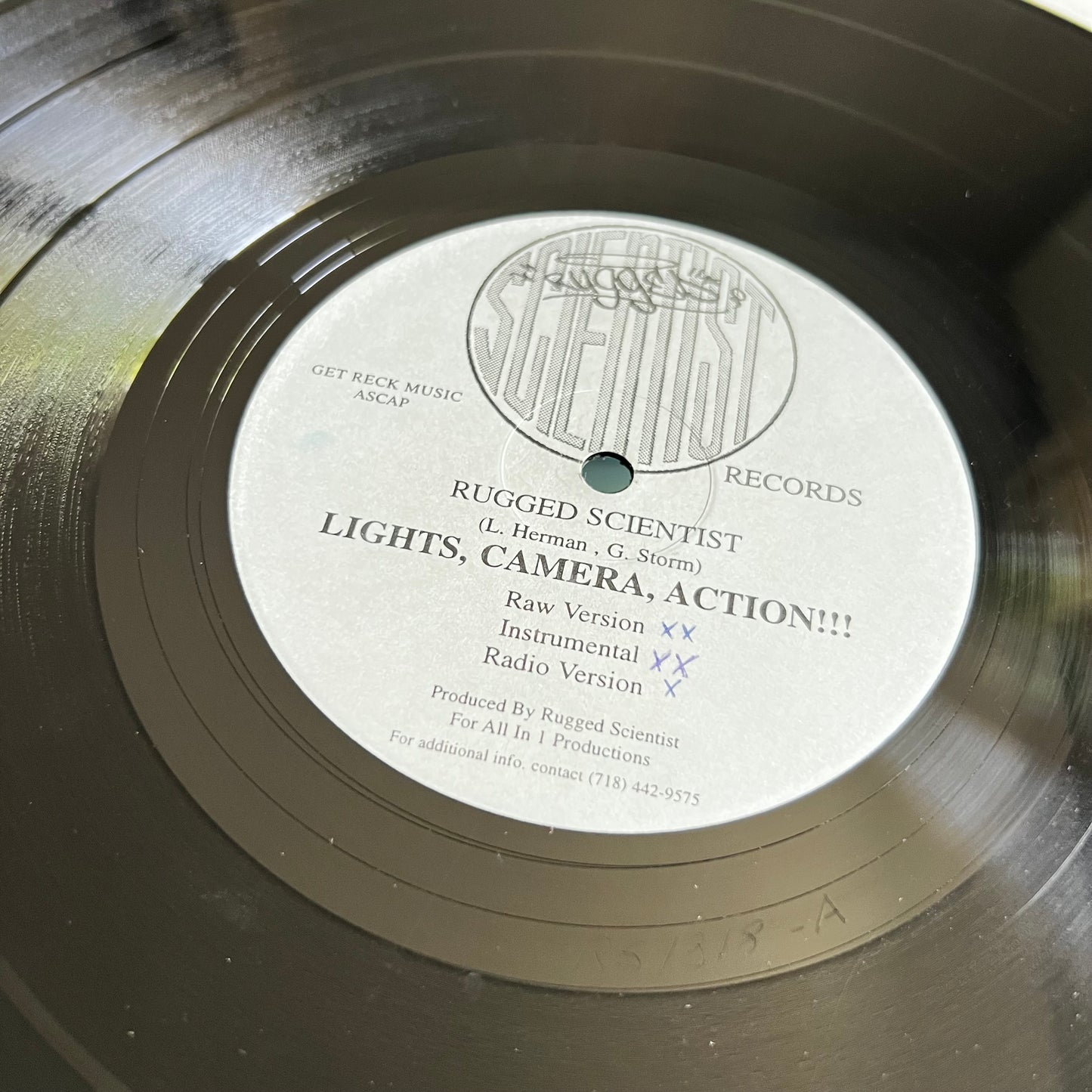 Rugged Scientist - Lights, Camera, Action - Single 1996
