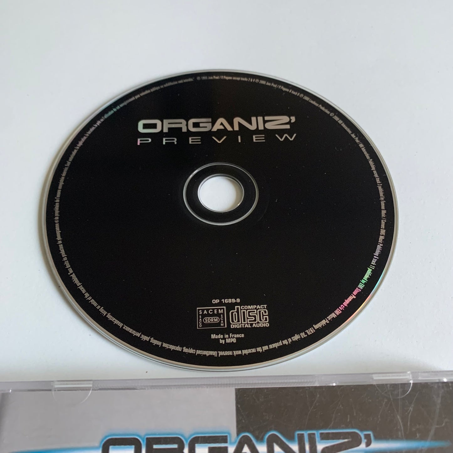 CD - Organiz' - Preview - 1999