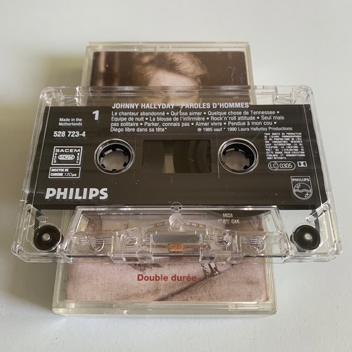 Johnny Hallyday - Paroles D'hommes - 1995 Occasion