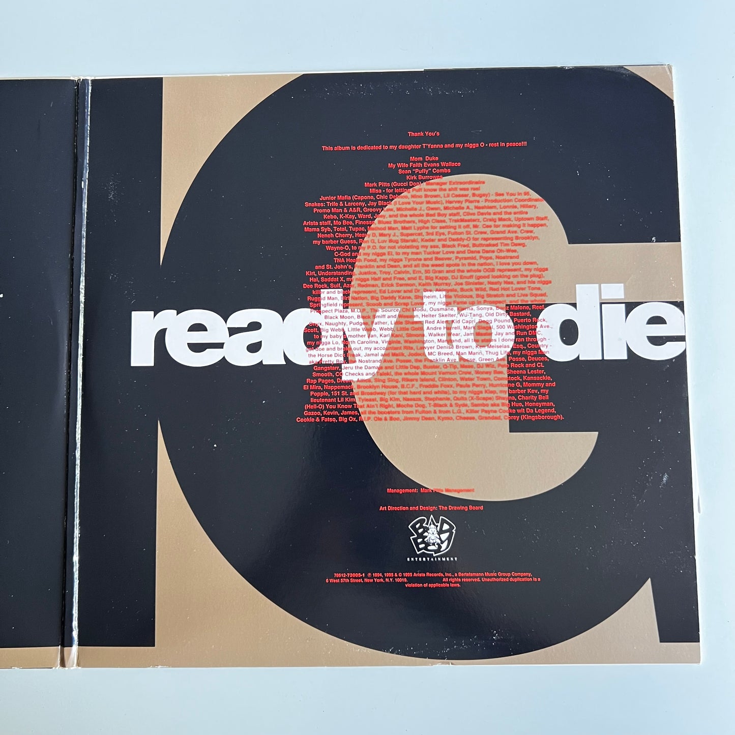 The Notorious B.I.G. - Ready To Die - OG Double LP 1995