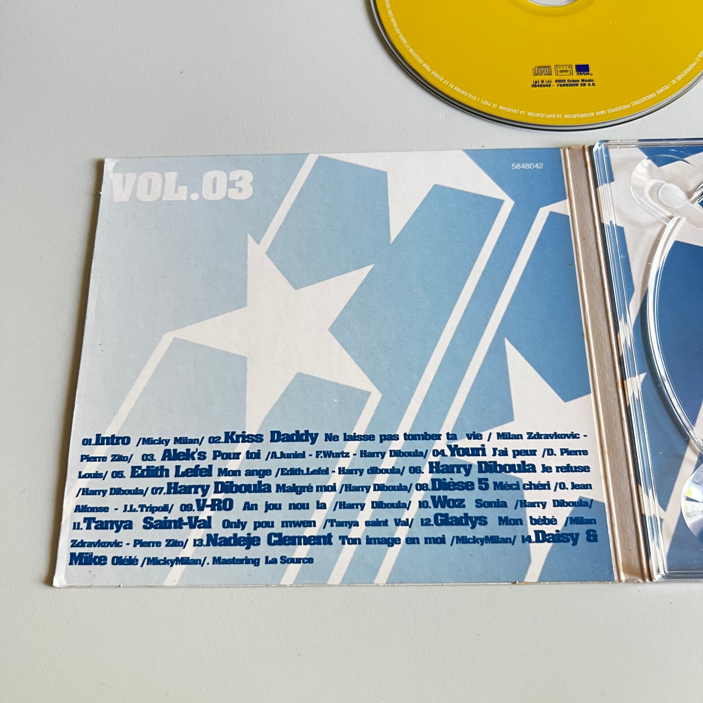 CD - Zouk Night Fever Vol. 03 - 2003