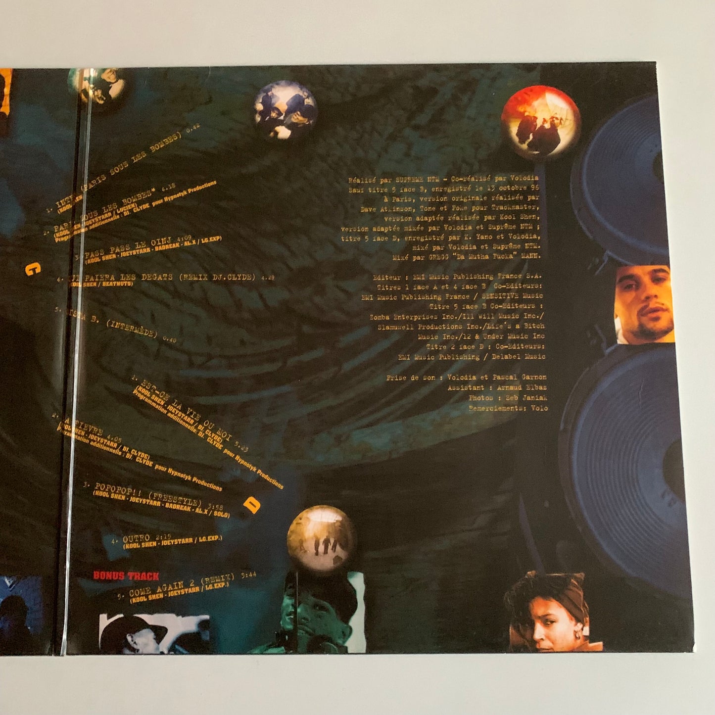 Suprême NTM - Paris Sous Les Bombes - Double LP 2014