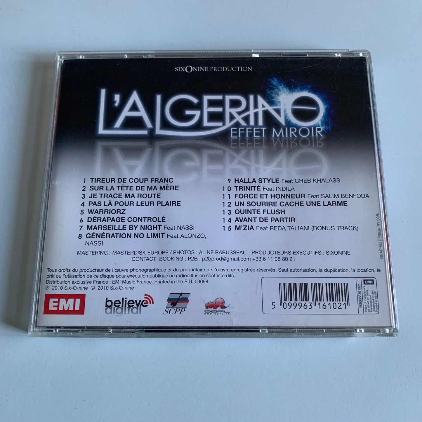 CD - L'Algérino - Effet Miroir - 2010 Occasion