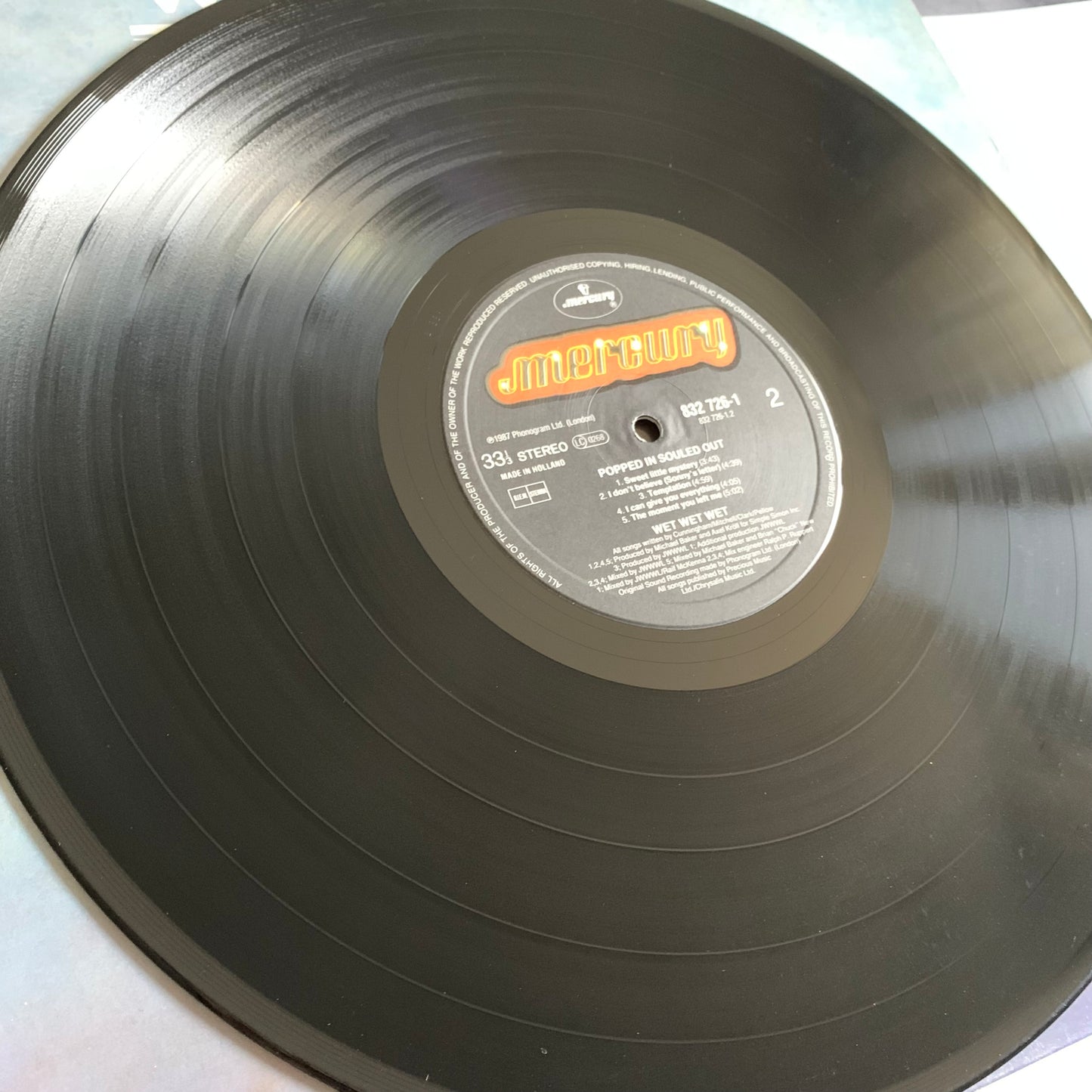 Wet Wet Wet - Popped In Souled Out - LP 1987 Occasion