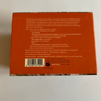 Box Set 10 CD - Jacques Brel - Quand On N'a Que L'amour - 1996 Occasion